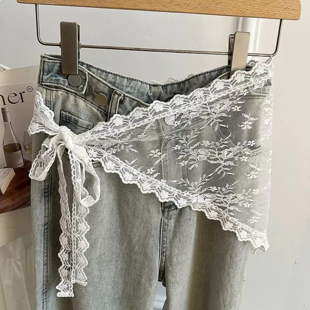 Harajuku Y2K Triangle Apron Fl - Embroidery Apron のレビューと価格