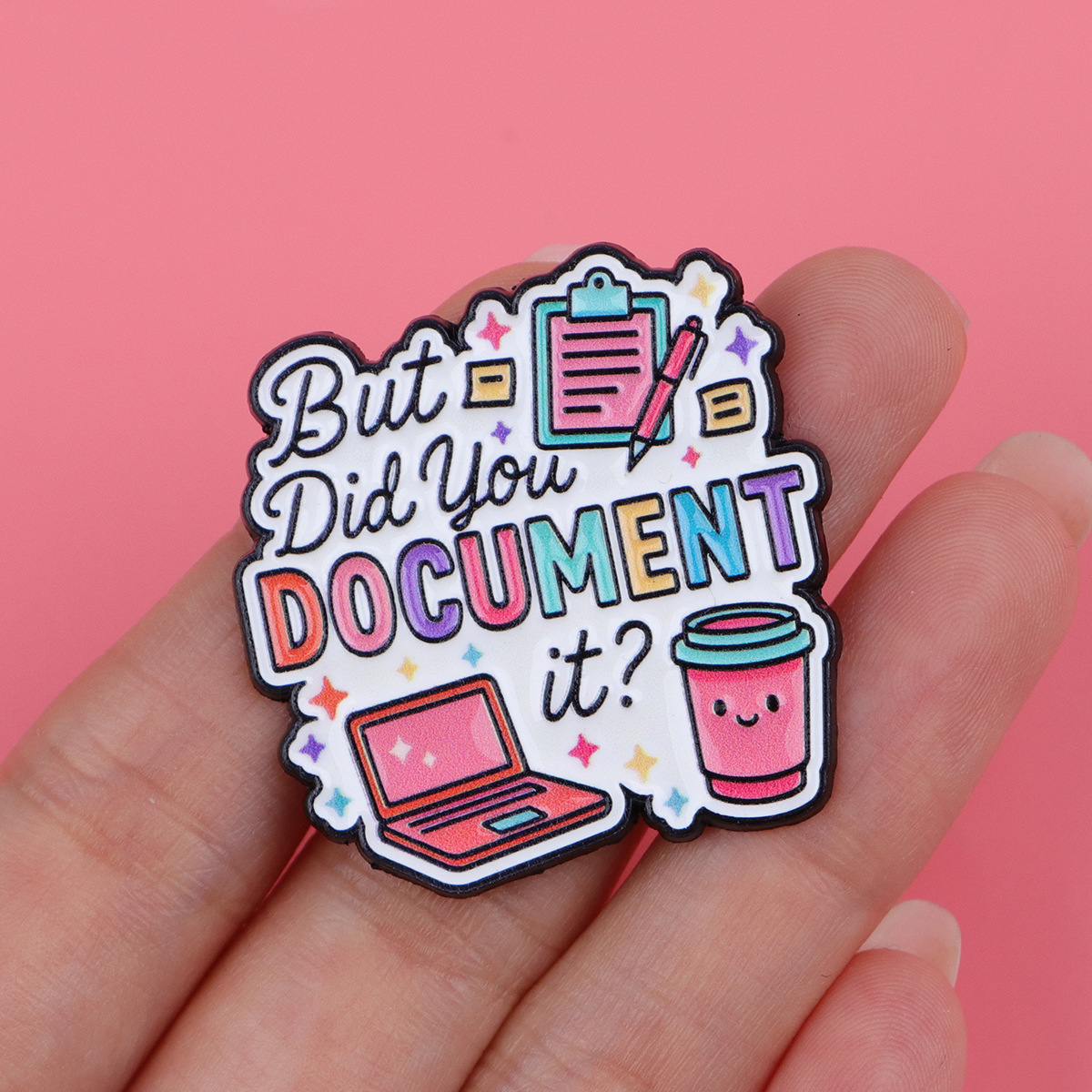 Enamel Brooch Badge Pin Alloy  - Embroidery Textile のレビューと価格