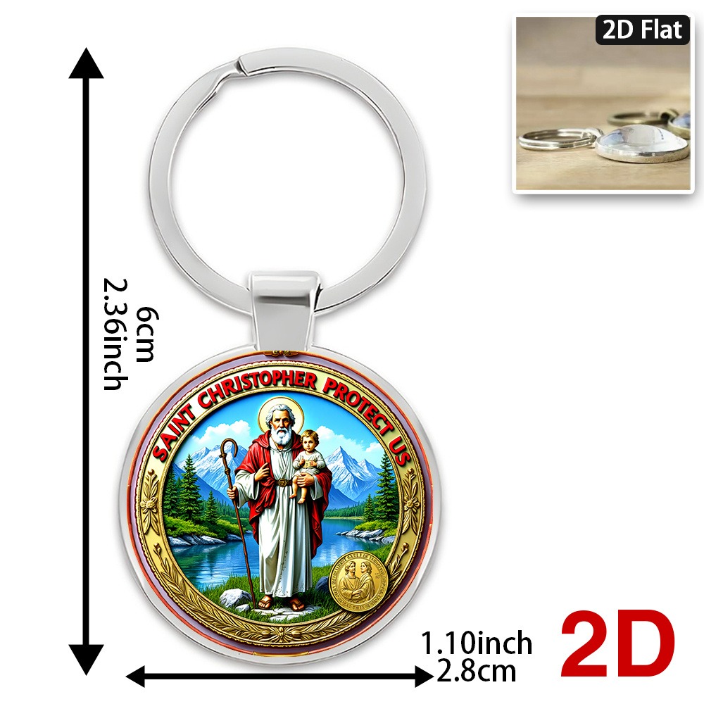 6/12/20 Sets 2D Round St.Chris - Embroidery Xmas Cards のレビューと価格