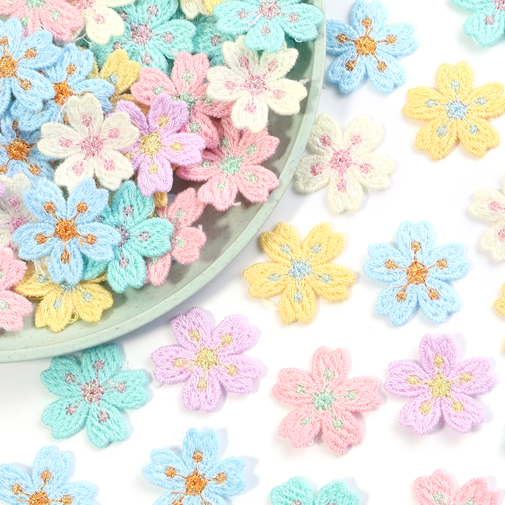 20pcs/lot Colorful 2.4cm Embro - Embroidery Garments のレビューと価格