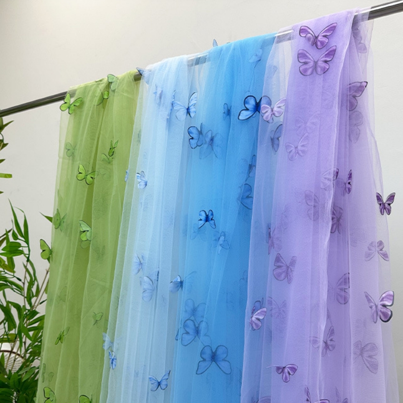 3D Butterfly Embroidery Tulle  - Embroidery Jersey のレビューと価格