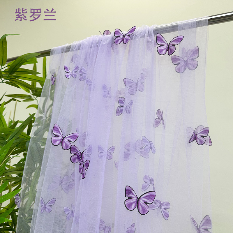 3D Butterfly Embroidery Tulle  - Embroidery Jersey のレビューと価格