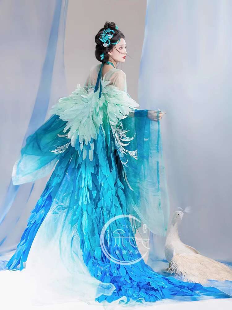 New Peacock Hanfu Womens fashi - Embroidery Knit のレビューと価格
