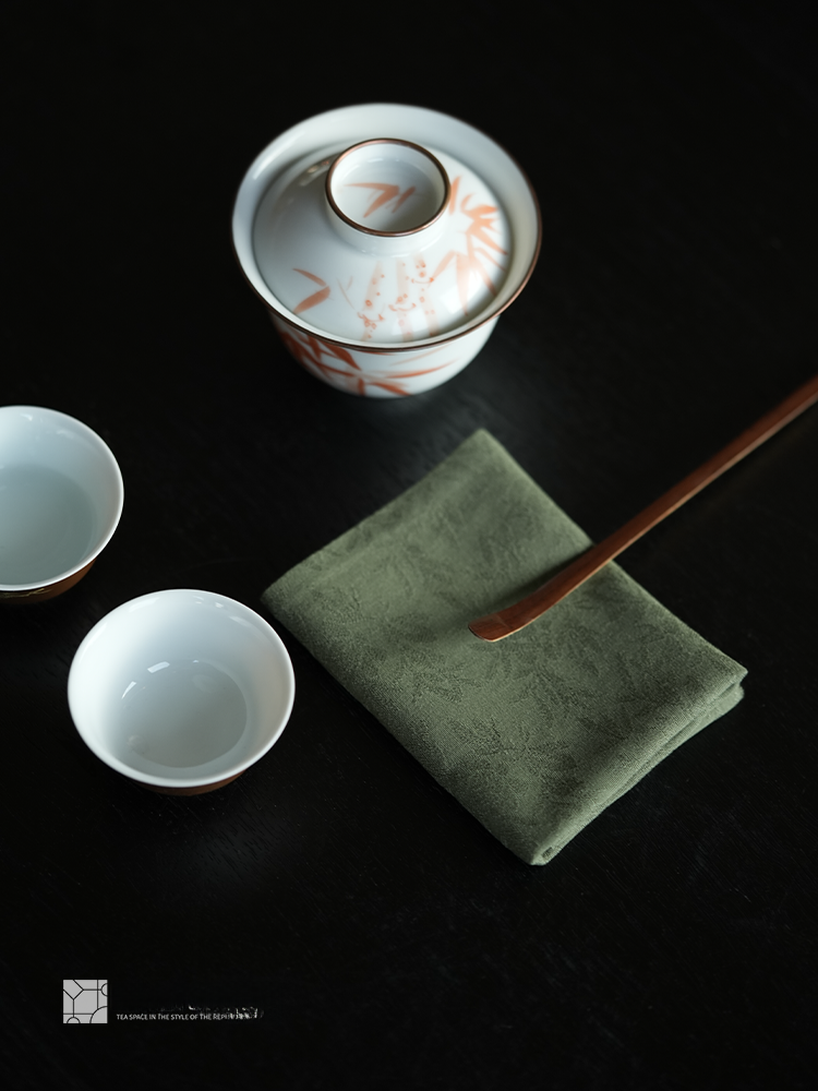 Pure Cotton Tea Towel Absorben - Embroidery Towel のレビューと価格