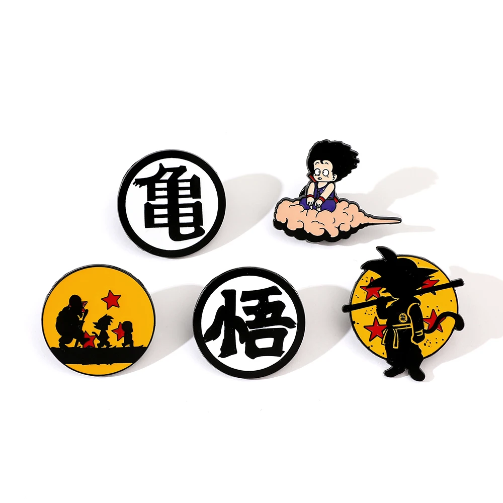 6 Pcs Hot Blooded Anime Brooch - Embroidery Textile のレビューと価格