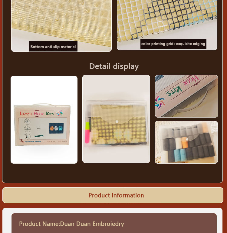 Unfinished Acrylic Yarn Hook K - Embroidery Horse のレビューと価格