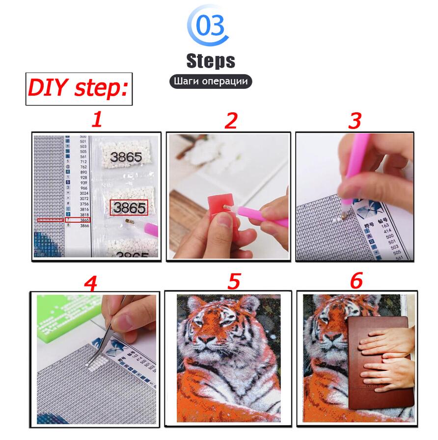 5D DIY Diamond Embroidery Pict - Embroidery Kitchen のレビューと価格