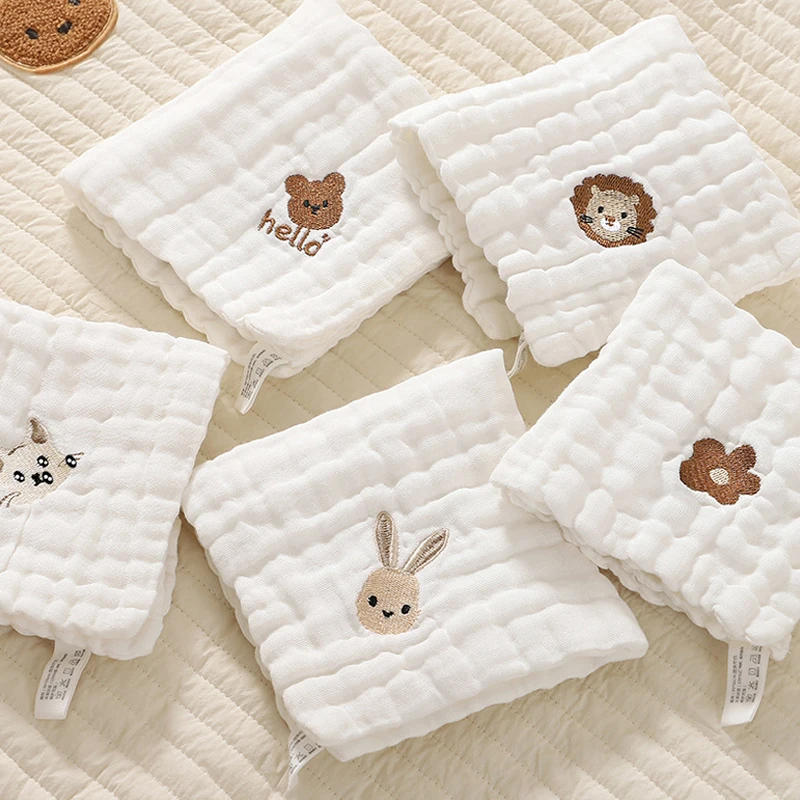 2/3/5pcs Baby Towels Toddler S - Embroidery Apron のレビューと価格