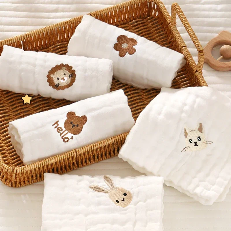2/3/5pcs Baby Towels Toddler S - Embroidery Apron のレビューと価格